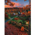 Deimantinio siuvinėjimo peizažas Full Drill Deimantinė tapyba Scenic Village 20X30CM