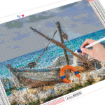 5D &bdquo;pasidaryk pats&ldquo; deimantų tapybos peizažas, kryžminio dygsnio deimantinis siuvinėjimas kra&scaron;tovaizdis 20X30CM