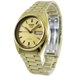 &bdquo;Seiko 5&ldquo; automatinis auksinis ciferblatas SNXL72K1 SNXL72K vyri&scaron;kas laikrodis auksas