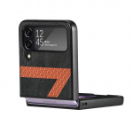 Prabangus odinis plonas, lengvas sulankstomas dėklas, skirtas Samsung Galaxy Z Flip4 5g Flip 4 Zflip4 neslystantis dangtelis, skirtas Samsung Z Flip 4 for Samsung Z Flip 4 juoda