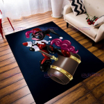 Animacinių filmų kilimai Vaikų vienaragis namų kilimai vaikų kambariui Soft Play Crawl Hairy Floor Decor Svetainės miegamojo kilimas 40cm x 60cm