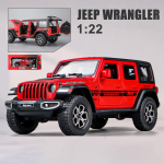 1/22 mastelio automobilio žaislas visureigis, 7 durys, skirtas Wrangler Diecast žaisliniam automobiliui, metalo lydinio trinties varomoms vaiki&scaron;koms transporto priemonėms, atviros durys, &scaron;viesa ir garsas 1/22-20.5x8.7x8cm juoda