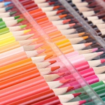 72 spalvos Akvarelės Profesionalus spalvotų pie&scaron;tukų rinkinys Menininkas Tapyba Eskizų kūrimas Medžio spalvų pie&scaron;tukų mokykla 48 colors
