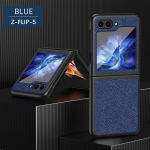Visi&scaron;kai dengiantis telefono dėklas, skirtas Samsung Z Flip 5 4 3 ličių ra&scaron;tas, odinis dangtelis, viskas įskaičiuota, apsauginis apvalkalas, apsaugantis nuo kritimo Z Flip 5 smūgiams atsparus dėklas For Z Flip 5 mėlyna