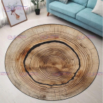 Sodybos kaimi&scaron;ki medžių žiedai kaimi&scaron;ko ploto kilimėlis apvalus apskritas kilimas svetainės miegamojo grindų kilimėliai vonios kambariui modernus namų dekoras Diameter 120cm