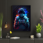 80-ųjų neoninis žaidimas Estetinis vaizdo žaidimas Kawaii žaidimų kambario dekoras &Scaron;iaurės &scaron;alių spaudiniai Sienų menas vintažiniai plakatai drobė kavinė Kokybi&scaron;ka tapyba 21cm&times;30cm NoFrame