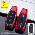 UMQCar raktų dėklo dangtelis, skirtas Ford Fiesta Focus Mondeo Ecosport Kuga Fob nuotolinio raktų dėklo apsaugai priedai laikiklis Shell raktų pakabukas