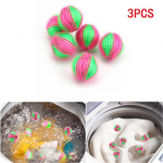 3 vnt./pak. Magi&scaron;kas plaukų &scaron;alinimas skalbinių kamuoliukai, rūbai asmens priežiūrai plaukų kamuoliukai, skalbimo ma&scaron;inos valymo kamuoliukai 3pcs