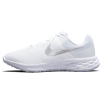 Nike Revolution 6 Next Nature Balti Pure Platinum Moteri&scaron;ki sportbačiai Metalizuoto sidabro DC3729-101 35.5