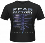 Fear Factory Demanufacture Black Rock Metal Tee Unisex mar&scaron;kinėliai S