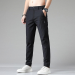 Vyri&scaron;kos kelnės Vasarinės ledinės &scaron;ilko laisvalaikio kelnės Vyri&scaron;kos tiesios kelnės laisvos elastinės kelnės plonos dalies greitai džiūstančios sportinės kelnės 38