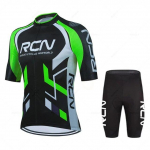 Vasarinis Pro Team Rcn Dviratininko Džersio Rinkinys 19D Dviračių &Scaron;ortų Rinkinys MTB Ciclismo Apranga Vyri&scaron;ki Trumpomis Rankovėmis Dviračių Mar&scaron;kiniai Maillot Apranga XXXXXL black