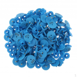 100PCS Numbered Livestock For , numbers is clear and never easy to identify - Blue