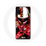 Coque pour Samsung Galaxy S20 Formule 1 Sebastian Vettel F1 Rouge