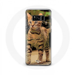 Coque pour Samsung Galaxy S8 Plus Bengal Race de chats dessin Anim&eacute;