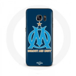 Coque pour Samsung Galaxy S6 Olympique de marseille OM logo bleu
