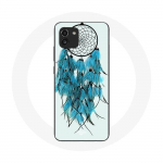 Coque Samsung Galaxy A03 Attrape R&ecirc;ve Bleu Fond Blanc