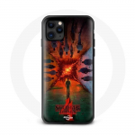 Coque pour Iphone 11 Pro Max Stranger Things Saison 4 Affiche Equipages de la Nouvelle Th&eacute;orie