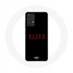 Coque pour Samsung Galaxy A13 4G / A13 4G Lite Elite Saison 5 Logo Rouge Fond Noir