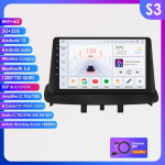 4G 9 colių Android 12 automobilio radijo GPS, skirtas Renault Megane 3 Fluence 2008&ndash;2014 Samsung SM3 2Din Carplay automatinis stereofoninis galvos bloko navigacijos i&scaron;manusis ekranas S3 8Core 3G 32G