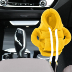 Automobilio pavarų perjungimo gobtuvo dangtelis Shifter Decor Interjero dekoravimas Skalbiamas ma&scaron;ina Patvarus Madingas juoda