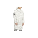 Nike Sportswear Camouflage Print Vidutinio ilgio su gobtuvu vėjo striukė Vyri&scaron;ka vir&scaron;utinė apranga Balta CK2537-072 L