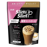 Asahi SlimUp Slim Coffe Latte baltymų detox kavos latte kokteilis, 360 g black
