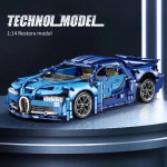 1:14 Techninis automobilis Super Speed ​​Sportinis Automobilis Modelis Statybiniai blokai Lenktynių transporto priemonės Surinkite plytas Vaikams Vaikams Žaislas suaugusiems berniukams Dovanos