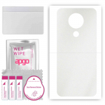 apgo Protective Skin Sticker for the back compatible with Nokia 7.3, Wrap Film, Foil, Vinyl - Pattern Matte Transparent