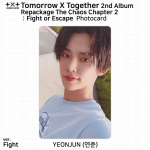 TXT 2-ojo albumo perpakavimas Chaosas 2 skyrius Kovok arba pabėgk Foto atvirukas Yeonjun - PC (F ver.)