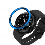 Nerūdijančio plieno dangtelis, skirtas &bdquo;Galaxy Watch4 Classic&ldquo; 46 mm dėklo apsaugai, metalinis dėklo greitis. mėlyna