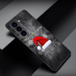 Linksmų Kalėdų telefono dėklas, skirtas &bdquo;Samsung Galaxy S22 Pro S21 S20 FE Ultra S10 Lite S10 S10E S9 S8 Plus&ldquo; mink&scaron;tam TPU juodo dėklui Samsung S22