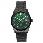 Casio Standartinis analoginiais jonais dengtas nerūdijančio plieno žalias kvarcinis ciferblatas MTP-VD03B-3A vyri&scaron;kas laikrodis