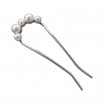 Prancūzi&scaron;ka plaukų &scaron;akutė Eleganti&scaron;kas dirbtinis perlas, neslystantis, ilgi, stori plaukai, su&scaron;ukuota, metalinė U-formos plaukų segtukas Moteri&scaron;ki mergaičių plaukų aksesuarai auksinė