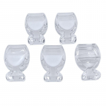 Auk&scaron;tos kokybės apyrankės karoliai, akrilo DIY papuo&scaron;alų aksesuarai la&scaron;inamas aliejus 5vnt Stilius skaidrus mados palaidi karoliukai kūrybinė medžiaga Wine Glass balta