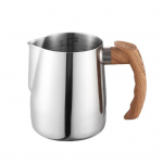 600 ml / 1000 ml Latte Art puodelis nerūdijančio plieno Latte ąsotis sutir&scaron;tintas espreso pieno putojimo puodelis su rankena namams 600ML balta