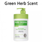 [On The Body] Pure Derma &scaron;velnus drėkinamasis kūno losjonas 1 l (Kūdikių pudros kvapas, Žalių žolelių kvapas) Green Herb Scent