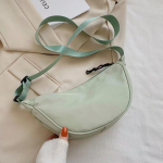 Vienspalvis krūtinės krep&scaron;ys moterims, didelės talpos kelioninis Crossbody Half Moon sukurtas diržinis krep&scaron;ys moteri&scaron;kas kasdienis Street Fanny paketas