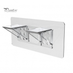 4 vnt. Lipnios lentynos atrama Punch Nemokami lentynos kai&scaron;čiai Tvirti, laikantys lengvas montavimas Spintelė knygų lentynos lentynos atrama A