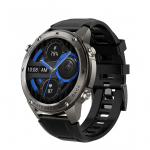 Rainbuvvy DM56 GPS i&scaron;manusis laikrodis 5ATM, vandeniui atsparus 170+ sporto režimų, 1,43 colio AMOLED HD ekranas BLE 5,3 jutiklinis ekranas i&scaron;manusis laikrodis, palaikymas kompasas AGPS juoda