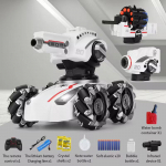 Naujas 3in1 2.4G 4WD RC bakas vandens bomba laikrodžio gestų jutimo visureigis Drift nuotolinio valdymo bakas su muzikine lempute RC automobilių vaikams žaislais Remote control
