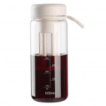 450/600 ml &scaron;alto virimo puodelis su skalės filtru Maisto klasės didelės talpos ne&scaron;iojamasis kelioninis arbatos butelis &scaron;alto virimo kavos virimo aparato stiklainis 600ML žalia