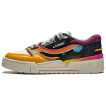 Li Ning 001 BTC Universalūs Retro Riedlenčių Batai Vyri&scaron;ki Sportbačiai Oranžiniai Juodi Balti AGCU053-3 39⅔