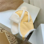 Vaikams rudenį ir žiemą pliu&scaron;inė &scaron;ilta kepurė Nauja mada Rudens ir žiemos pliu&scaron;inė ausų kepurė Baby Lei Feng kepurė