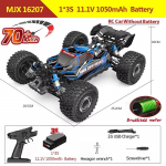 Naujas 1/16 4WD RC automobilis, didelis greitis 70 km/h laipiojimo lenktyninis dreifas, didelis arklio galios be&scaron;epetėlis RC lenktyninis automobilis RC automobilis visureigis sunkvežimis žaislas vaikams Dovana juoda