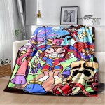 NUOSTABUS SKAITMENINIS CIRKAS Animacinis pledas &Scaron;ilti flaneliniai pledai Mink&scaron;tas jaukus pledas Sofos kelioninis pledas lovos paklodės Gimtadienio dovana 30x40in