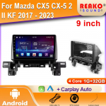 Automobilinis radijas Multimedija Navigacija Android Belaidis Carplay Skirtas Mazda CX5 CX-5 2 II KF 2017 - 2023 GPS WiFi Ekrano Stereo 4 core 1GB+32GB carplay