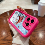 N110 Laimingų Naujųjų Metų Linksmų Kalėdų sniego senis Mink&scaron;ti Angel Eyes Telefono dėklai iPhone 16 15 14 13 11 Pro Max 8 7 Plus 12 mini XR XS Max Smūgiams atsparus dėklas for iPhone 11