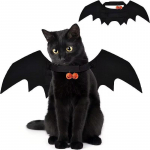 Madingi kačių drabužiai &Scaron;ik&scaron;nosparnio sparnai Juokingi &scaron;unų kostiumai Dirbtinis sparnas Pet Cosplay Rekvizitas Helovino Kalėdų katės kostiumas Naminių gyvūnėlių gaminiai S
