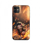 Coque Maniacase pour Iphone 11 Demon Slayer Nezuko 3D art anime Manga
